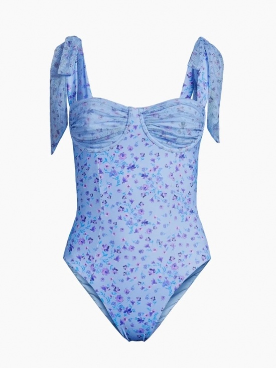 Beach Riot Other - NEW Beach Riot Dede Floral One-Piece Swimsuit Sz L